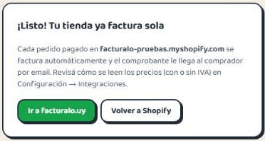 La tienda ya factura sola